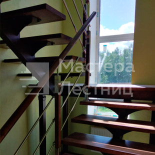 Заказать лестницу в дом на второй этаж под ключ