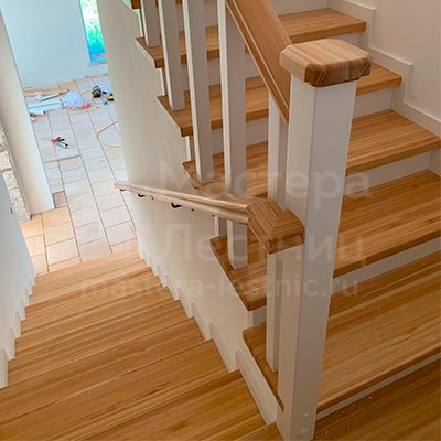 отделка ступеней лестницы в частном доме